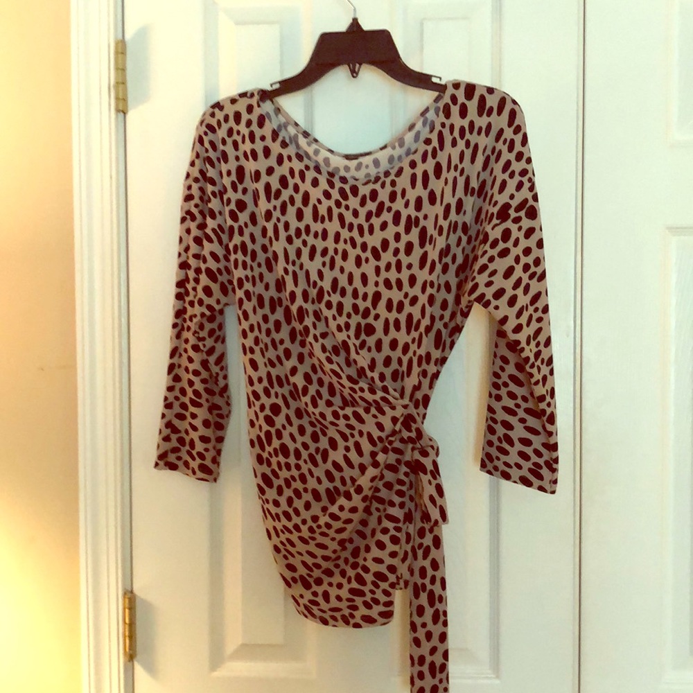 Ann Taylor faux wrap top